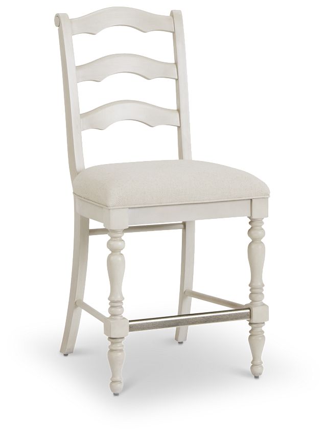 Savannah Ivory 24" Wood Barstool