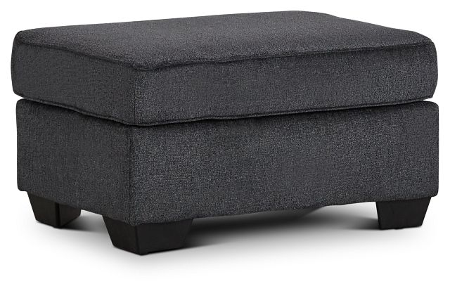 Altari Dark Gray Micro Ottoman