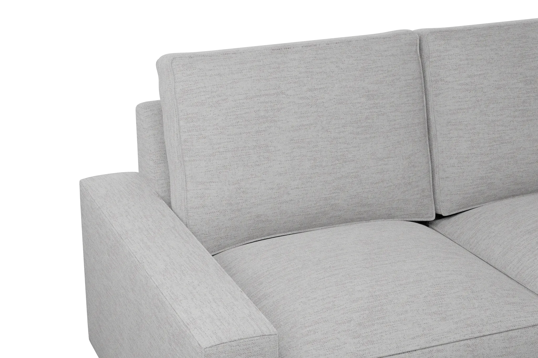 Edgewater Maguire Gray Medium Right Chaise Sectional