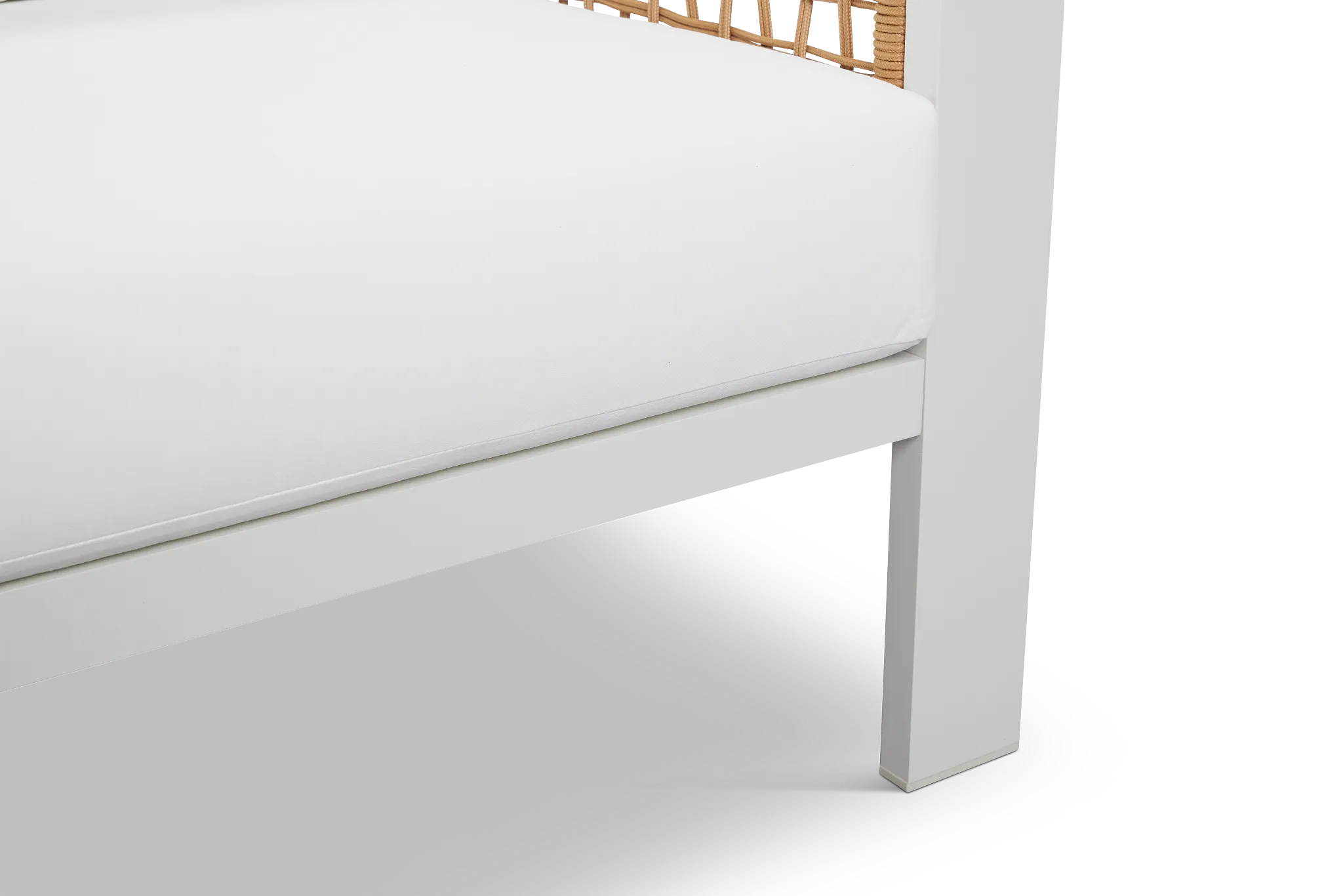 Sunrise White Loveseat