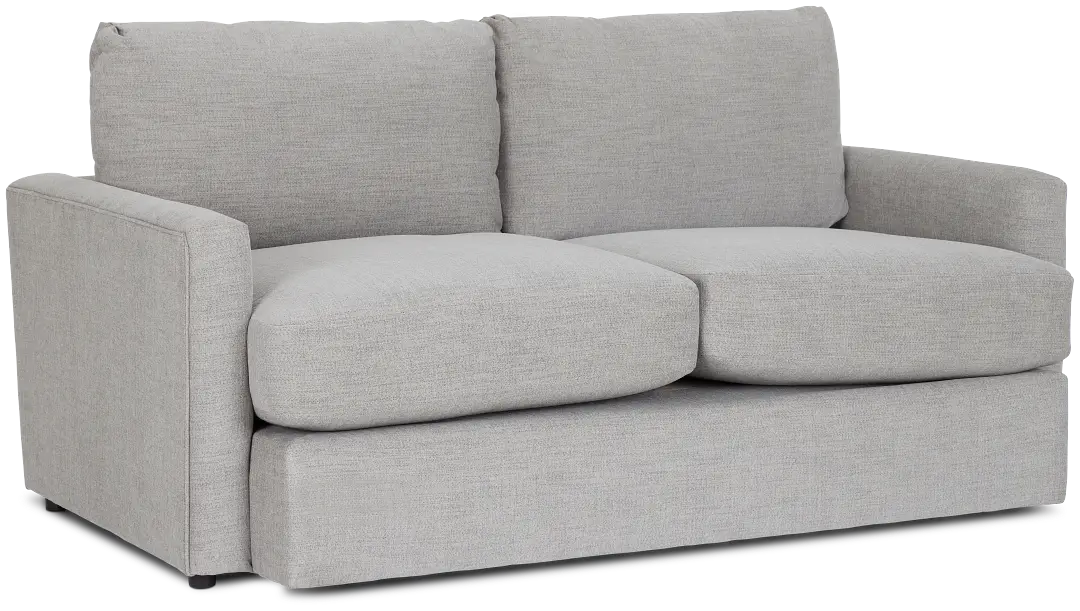 Noah Gray Fabric Loveseat Noah Gray Fabric Loveseat