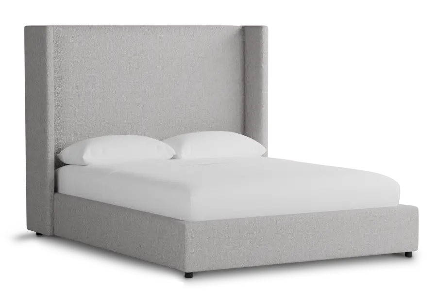 Captiva Elite Gray 60" Upholstered Shelter Bed Captiva Elite Gray 60" Upholstered Shelter Bed