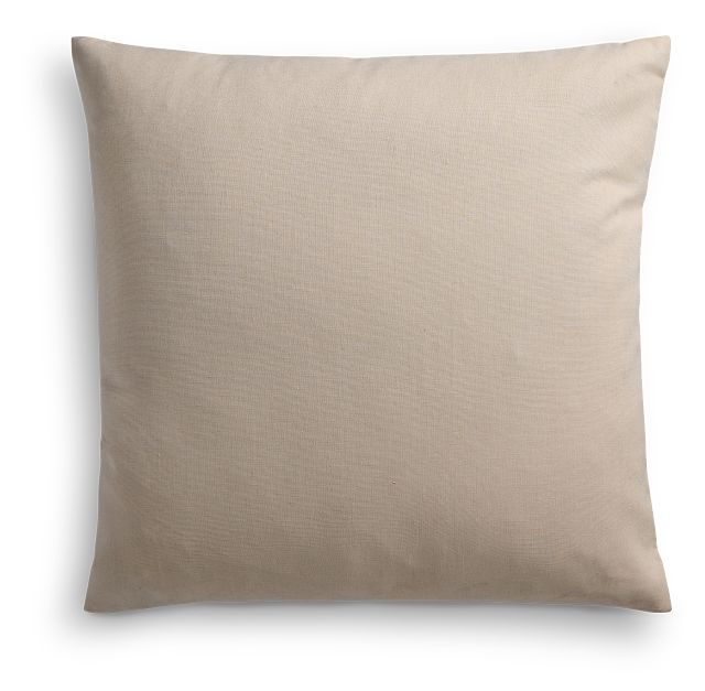 Lovey Ivory 20" Square Accent Pillow