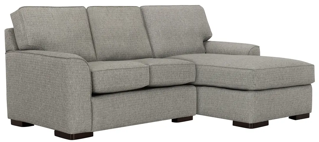 Austin Gray Fabric Right Chaise Sectional Austin Gray Fabric Right Chaise Sectional