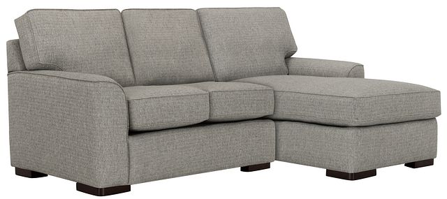 Austin Gray Fabric Right Chaise Sectional