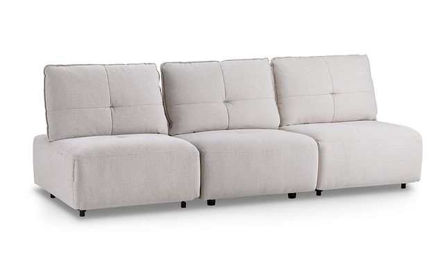 Trice Light Beige Fabric Sofa (1)