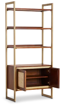 Briar Mid Tone Bookcase