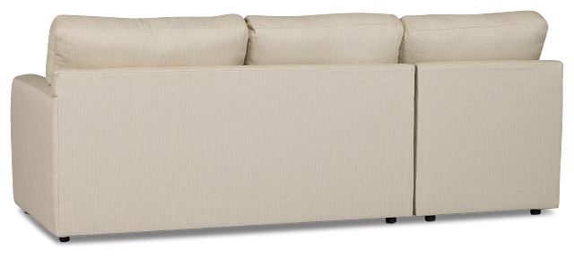 Rhodes Beige Fabric Left Chaise Sectional