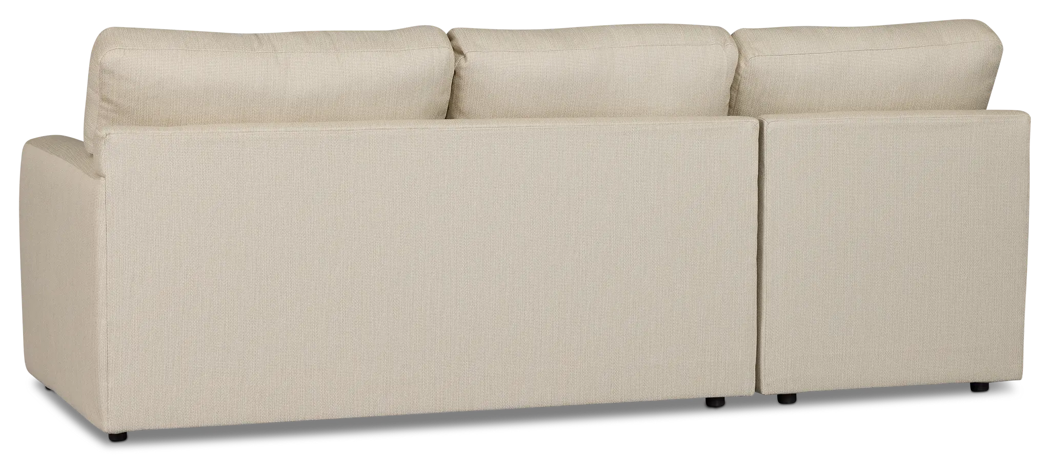 Rhodes Beige Fabric Left Chaise Sectional Rhodes Beige Fabric Left Chaise Sectional