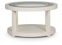 Hurley White Round Coffee Table