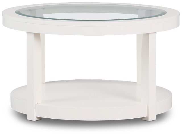 Hurley White Round Coffee Table