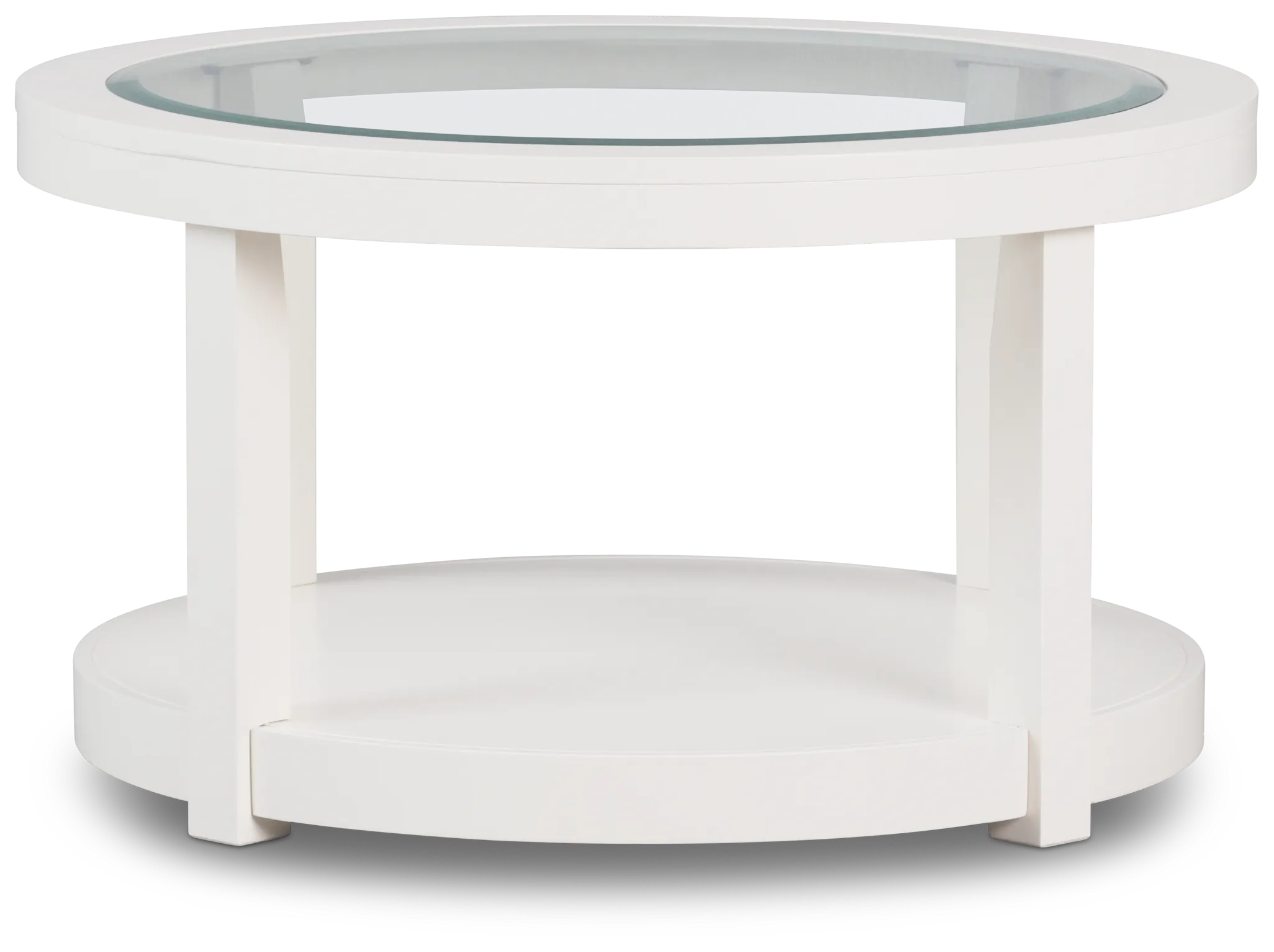Hurley White Round Coffee Table