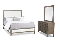 Alden Gray Uph Platform Bedroom