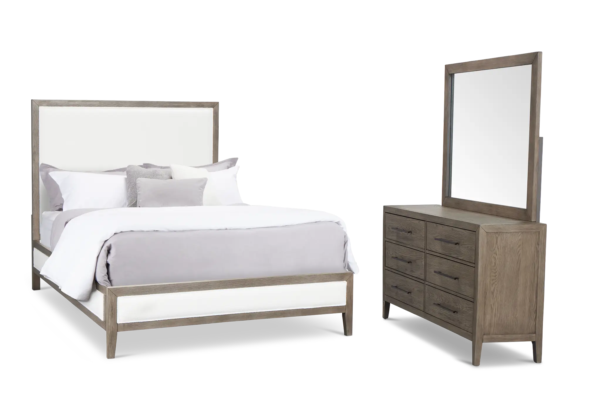 Alden Gray Uph Platform Bedroom Alden Gray Uph Platform Bedroom