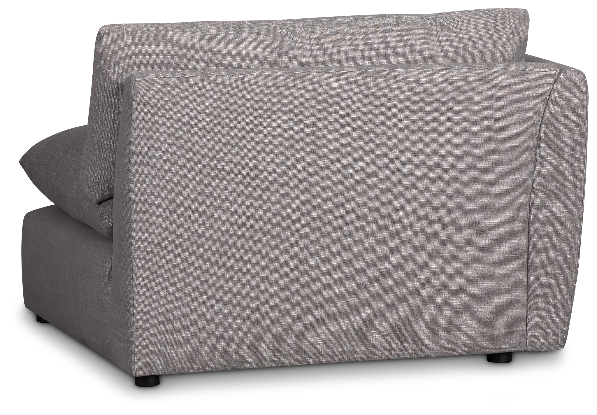 Serena Gray Fabric Left Chair