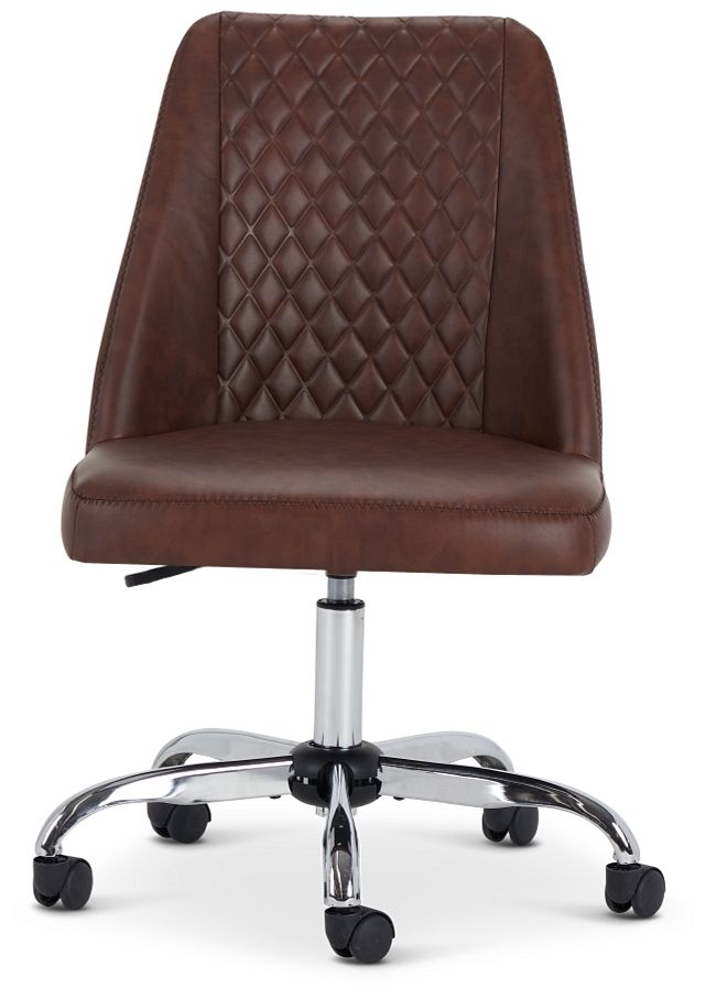 Parma Brown Desk Chair (2)