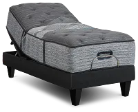 Beautyrest Harmony Lux Diamond Series Plush Black Luxury Adjustable Mattress Set