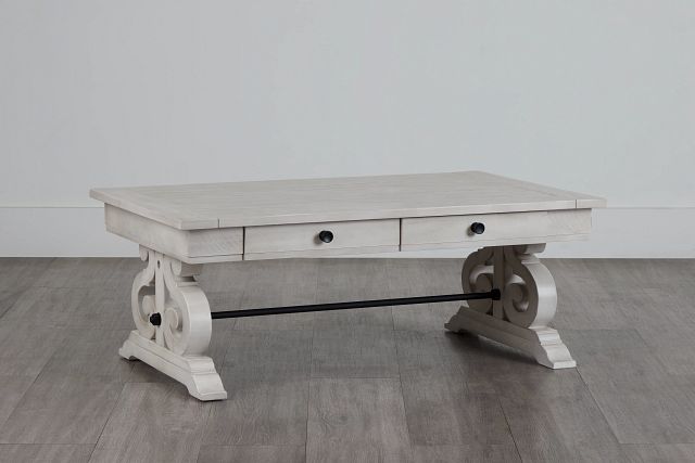 Sonoma Ivory Storage Coffee Table, Ivory Coffee Table With Storage