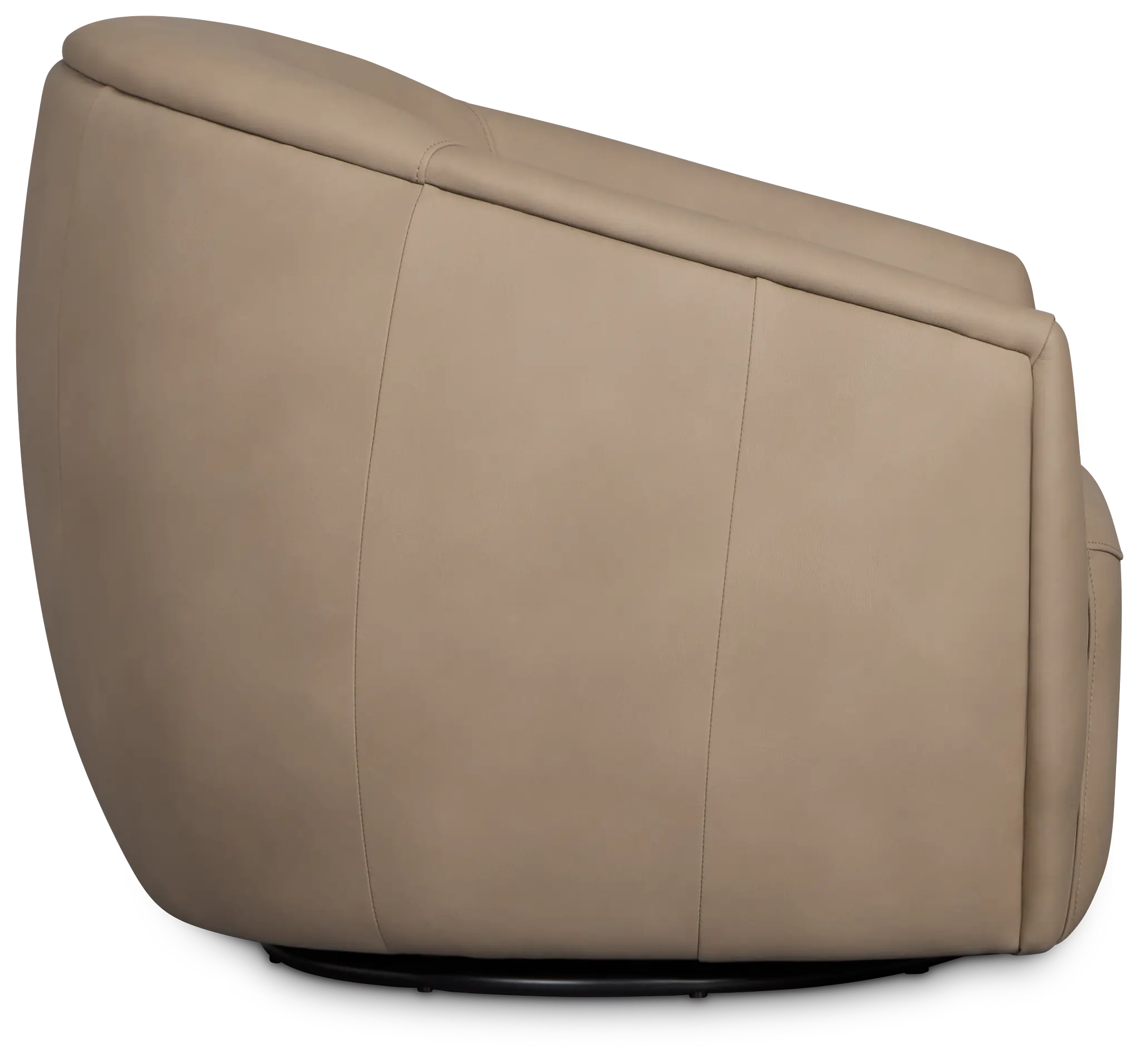 Kellan Taupe Leather Swivel Chair Kellan Taupe Leather Swivel Chair