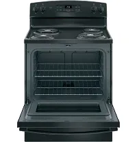 Ge 256 Series Black 30" Electric Range