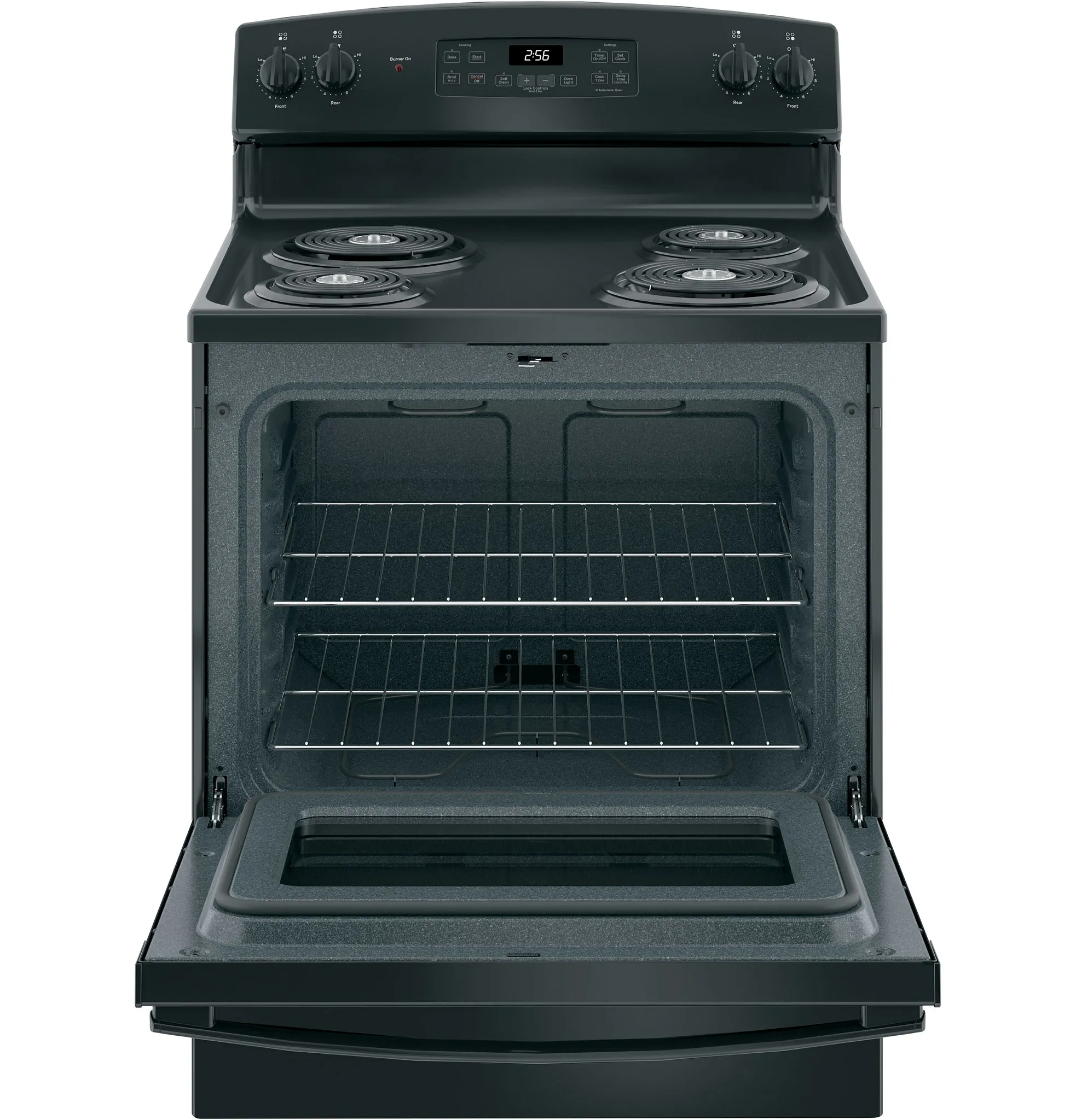 Ge 256 Series Black 30" Electric Range