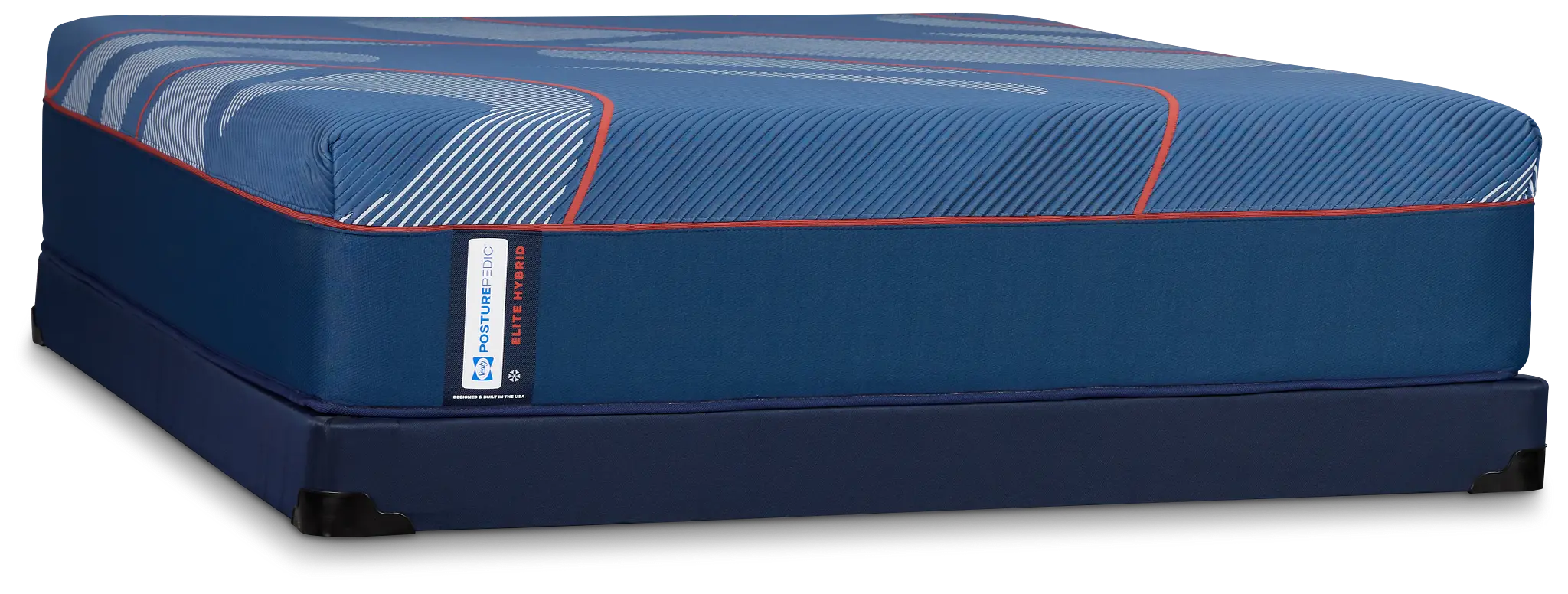 Posturepedic Elite Spring Albany 2 Medium Low-profile Mattress Set Posturepedic Elite Spring Albany 2 Medium Low-profile Mattress Set