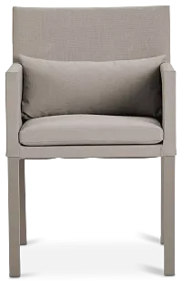 Lisbon Khaki Cushioned Chair
