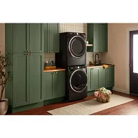 Whirlpool 6720 Series Black Front Load Electric Dryer