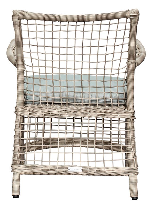 Raleigh Teal Woven Arm Chair