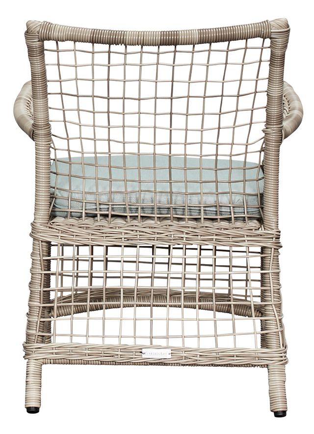 Raleigh Teal Woven Arm Chair