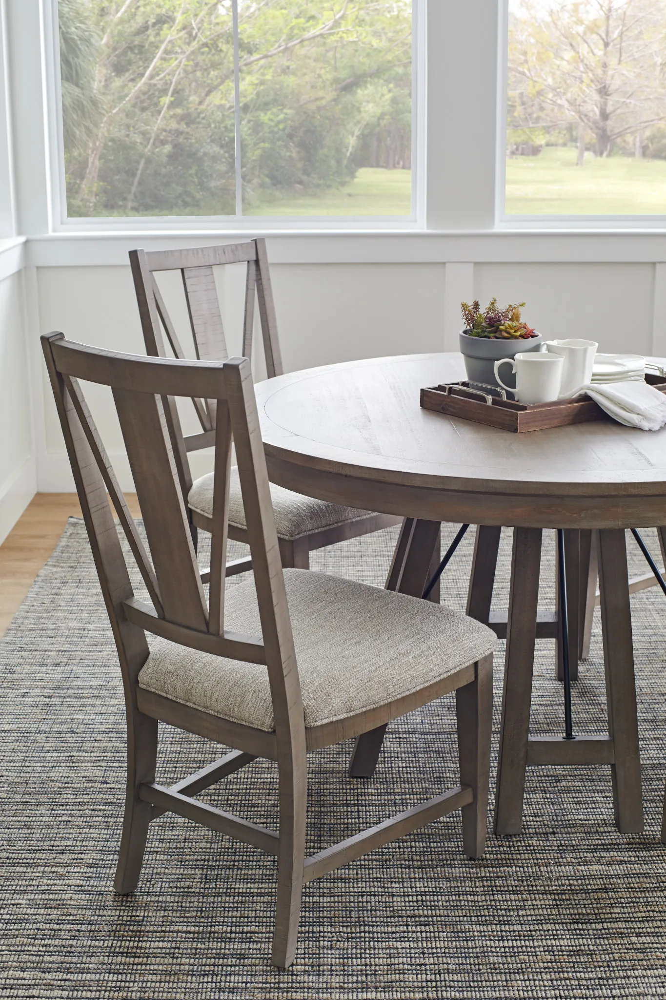 Heron Cove Light Tone Slat Side Chair