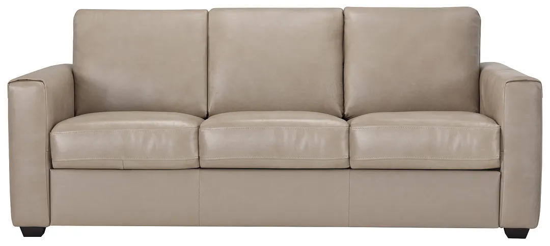 Lane Taupe Lthr/vinyl Memory Foam Sleeper