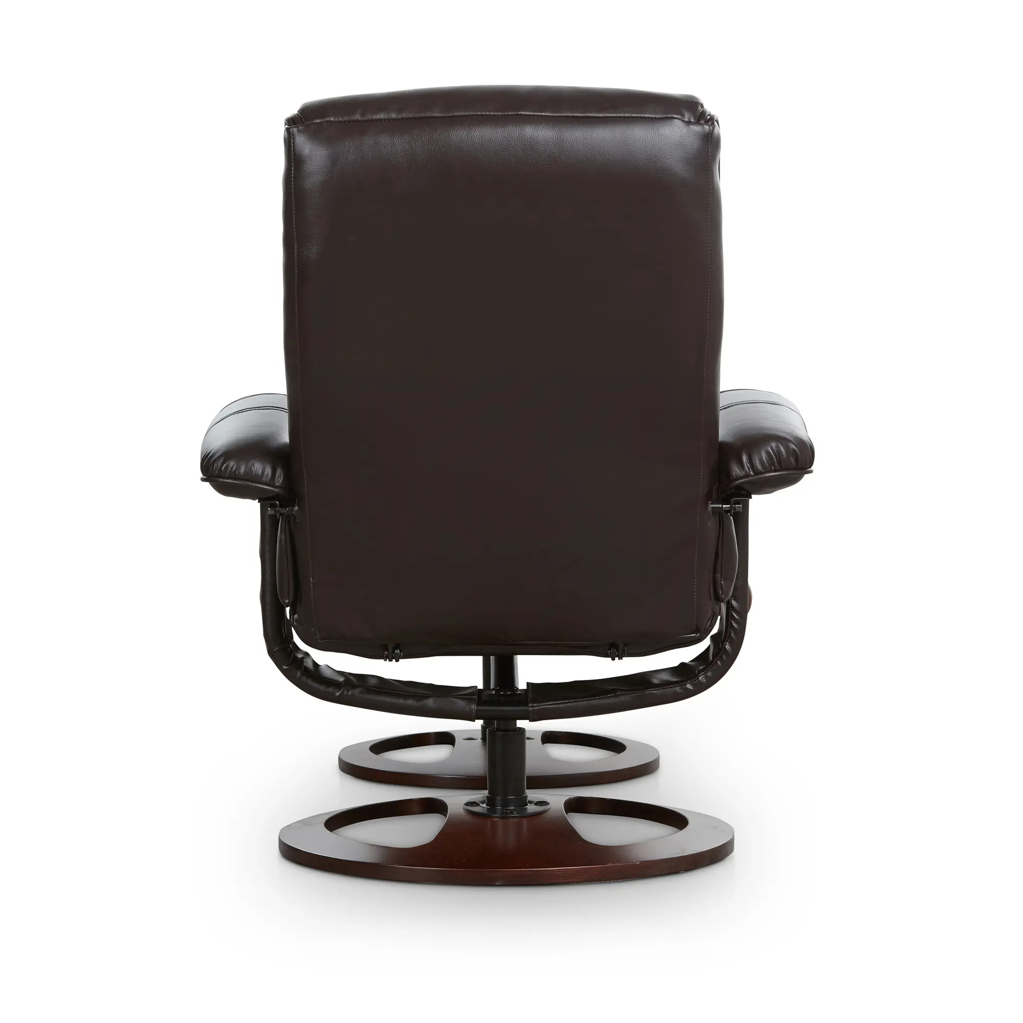 Willis Dark Brown Micro Recliner & Ottoman Willis Dark Brown Micro Recliner & Ottoman