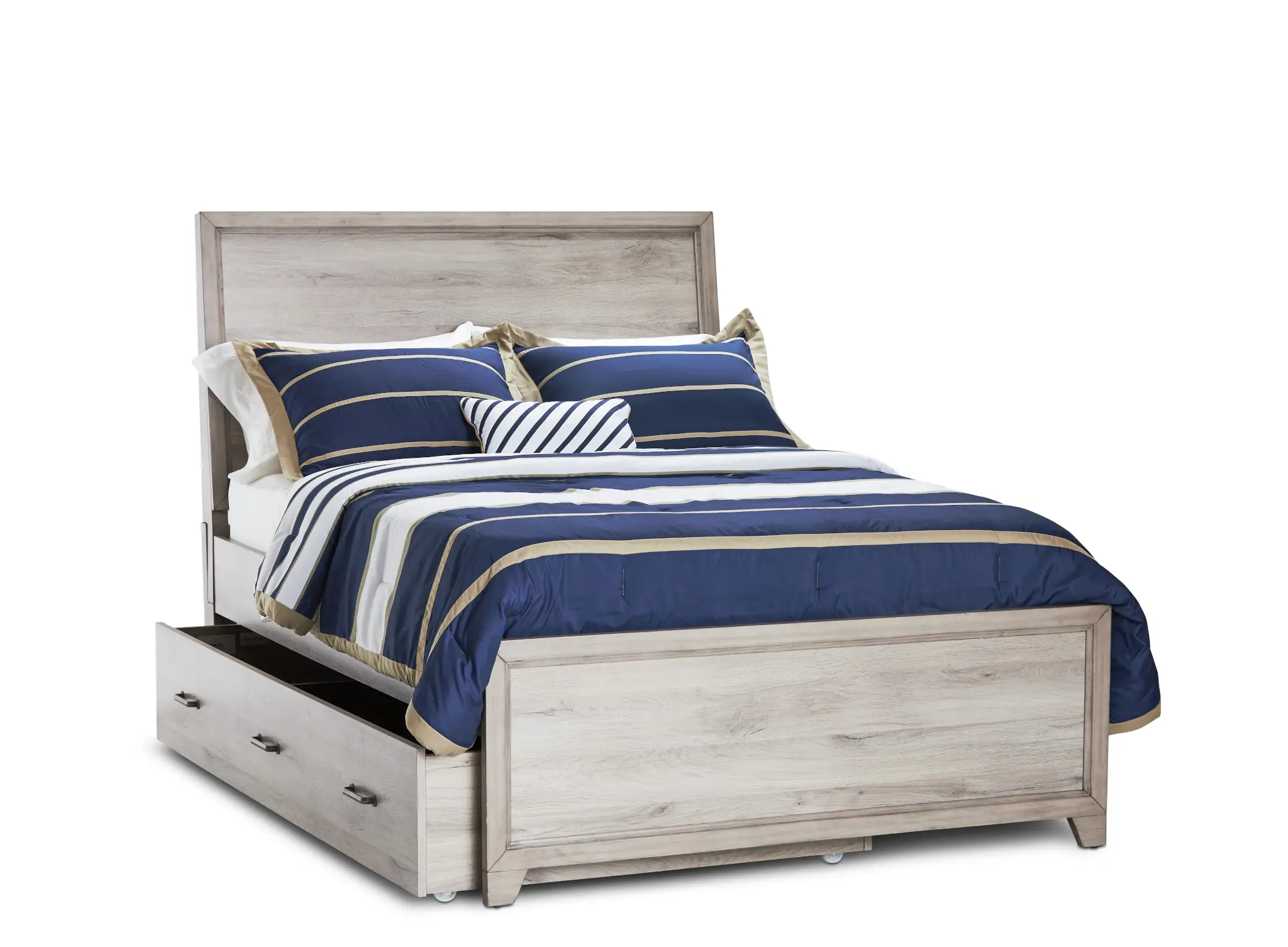Rivercreek Gray Wood Panel Trundle Bed Rivercreek Gray Wood Panel Trundle Bed