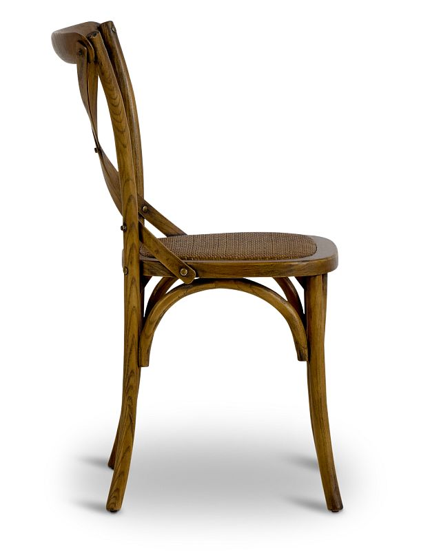 Teagan Light Tone Wood Side Chair (2)