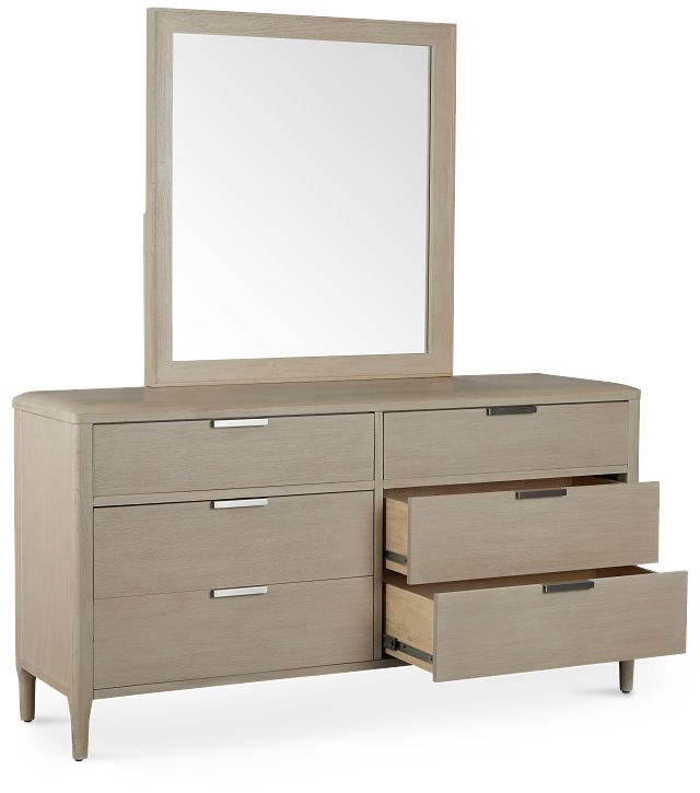 Castello Light Tone Dresser & Mirror