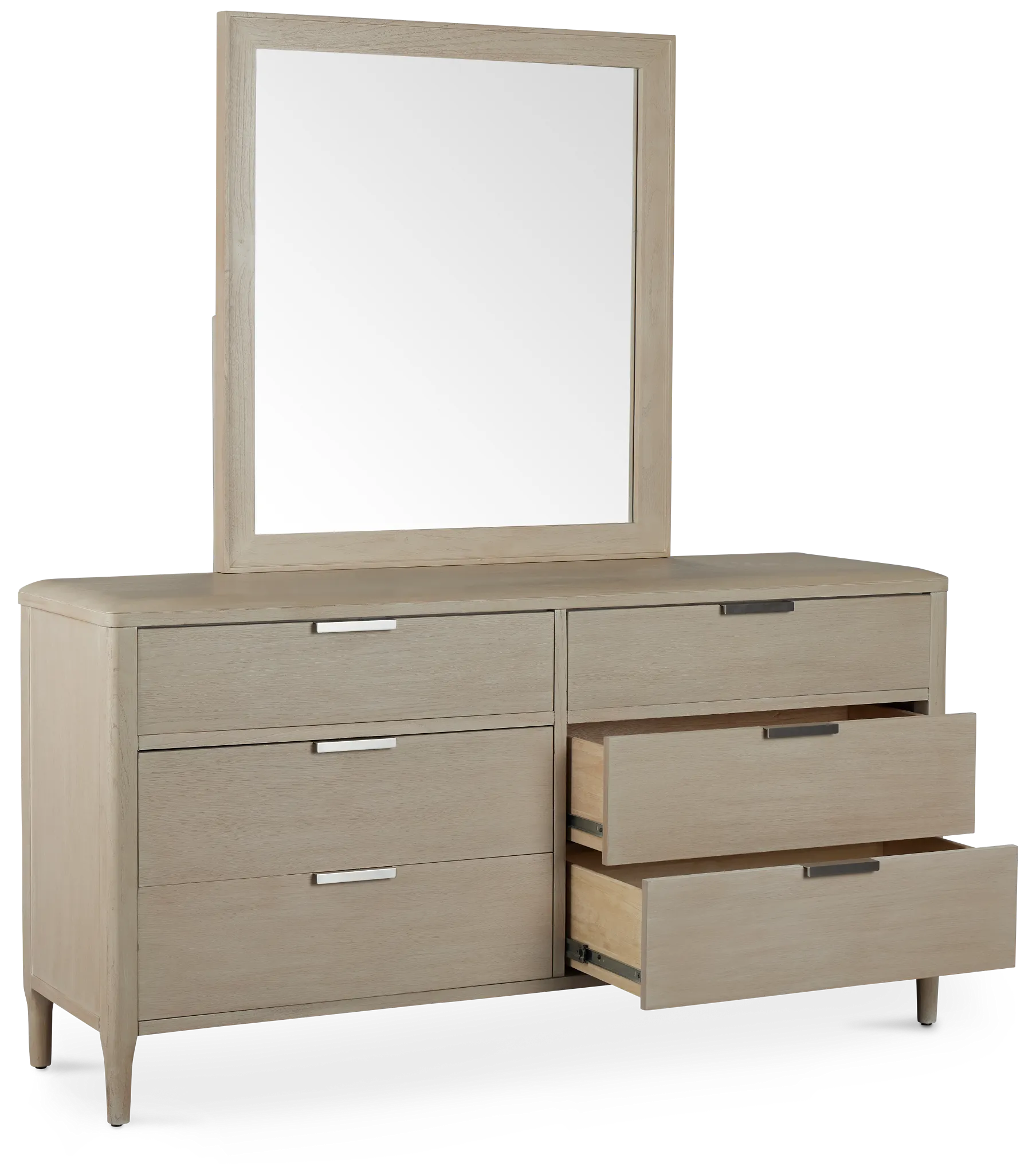 Castello Light Tone Dresser & Mirror