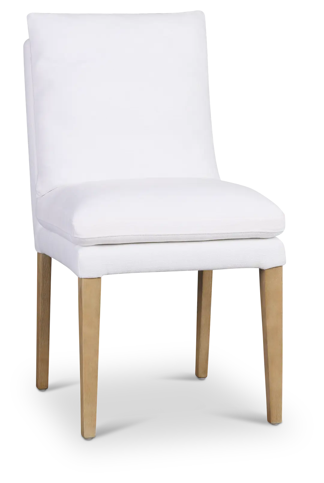 Willow White Fabric Upholstered Side Chair Willow White Fabric Upholstered Side Chair