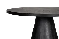 Modesto Black Round Table