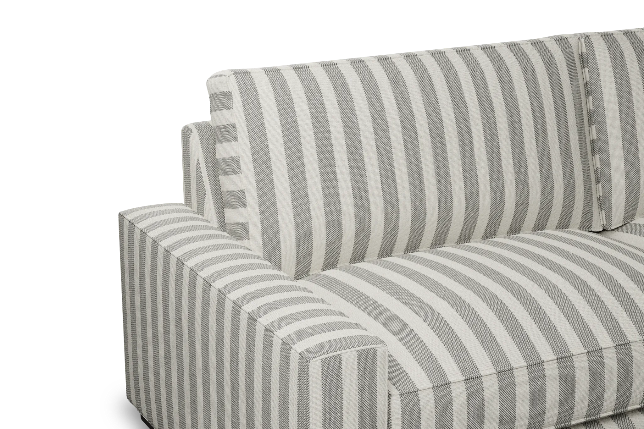 Edgewater Sea Lane Dark Gray 96" Sofa W/ 2 Cushions