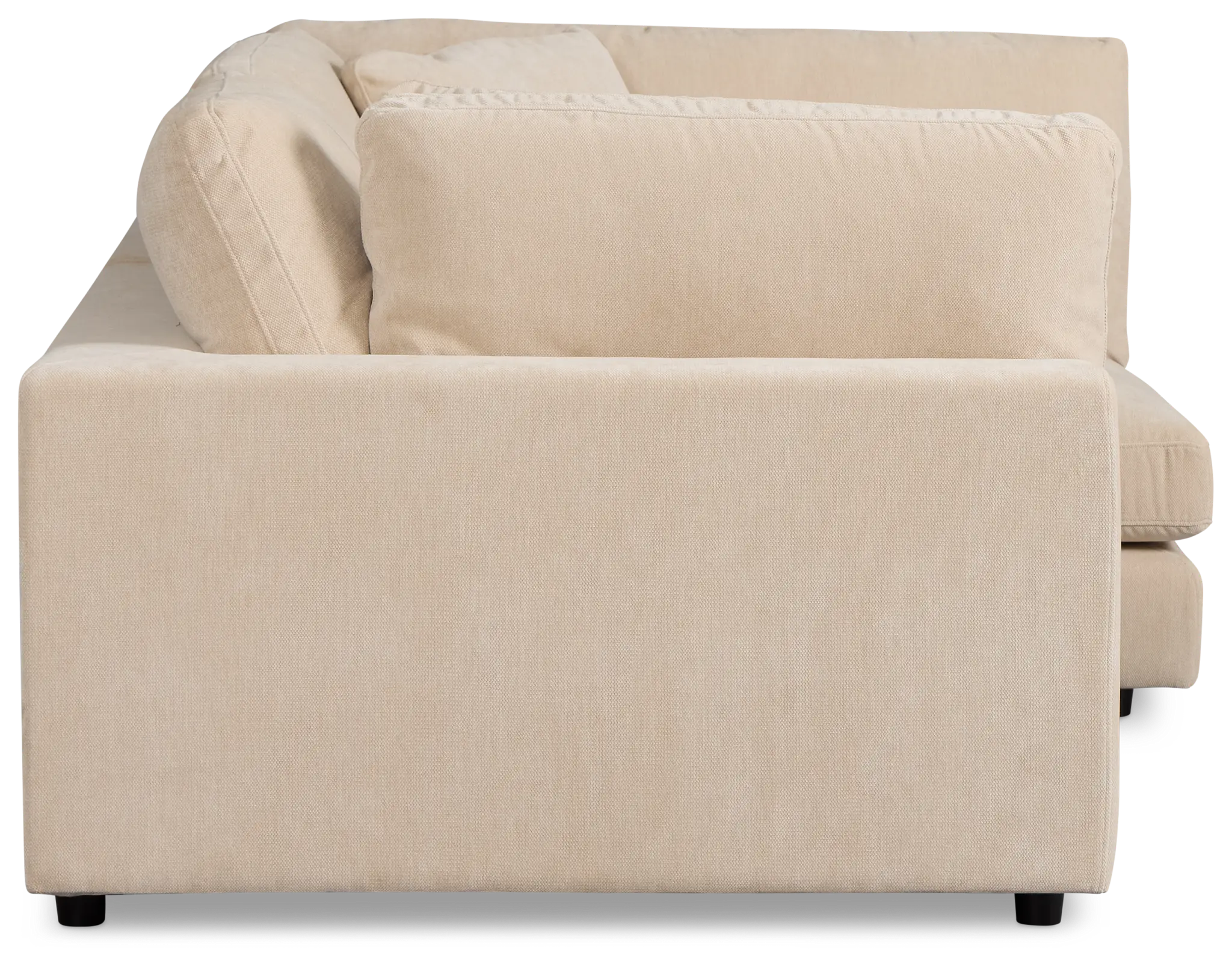 Lounge Light Beige Fabric Right Chaise Sectional Lounge Light Beige Fabric Right Chaise Sectional