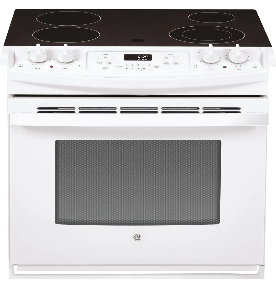 Ge 630 Series White 30" Electric Range