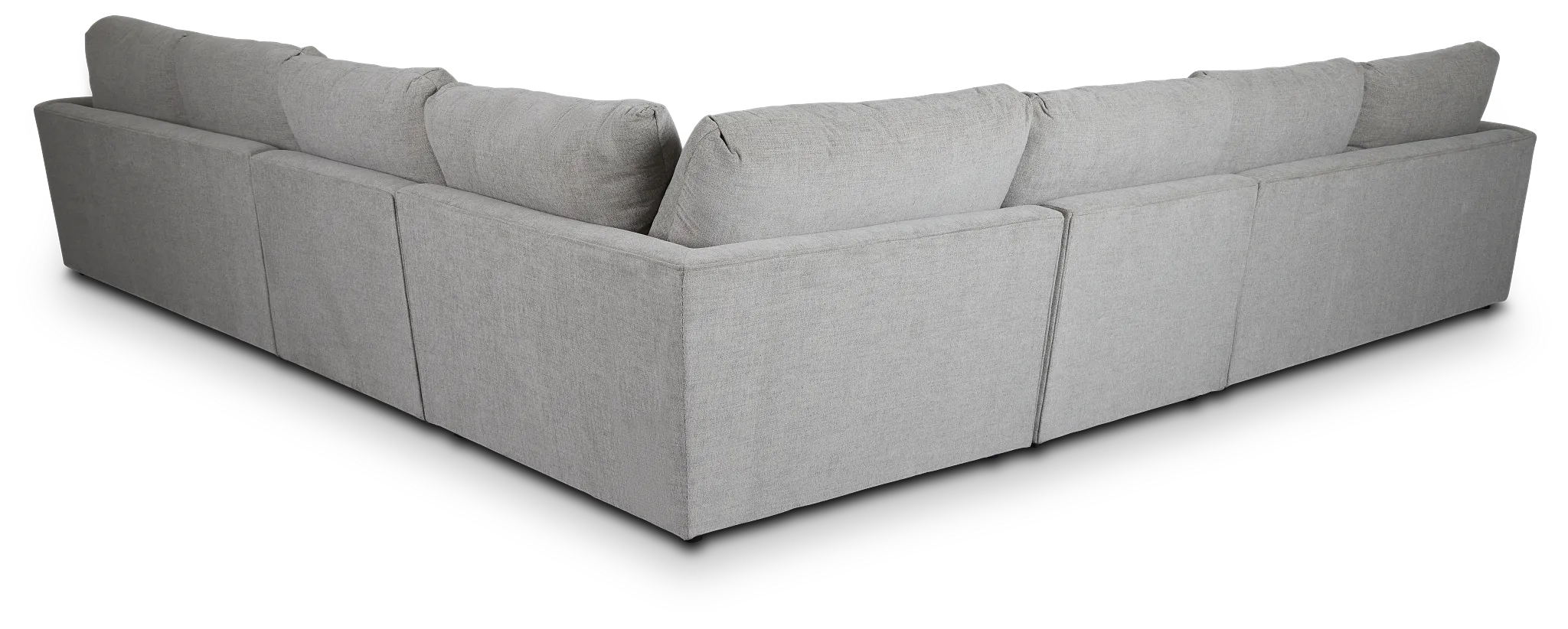 Noah Gray Fabric Large Two-arm Sectional
