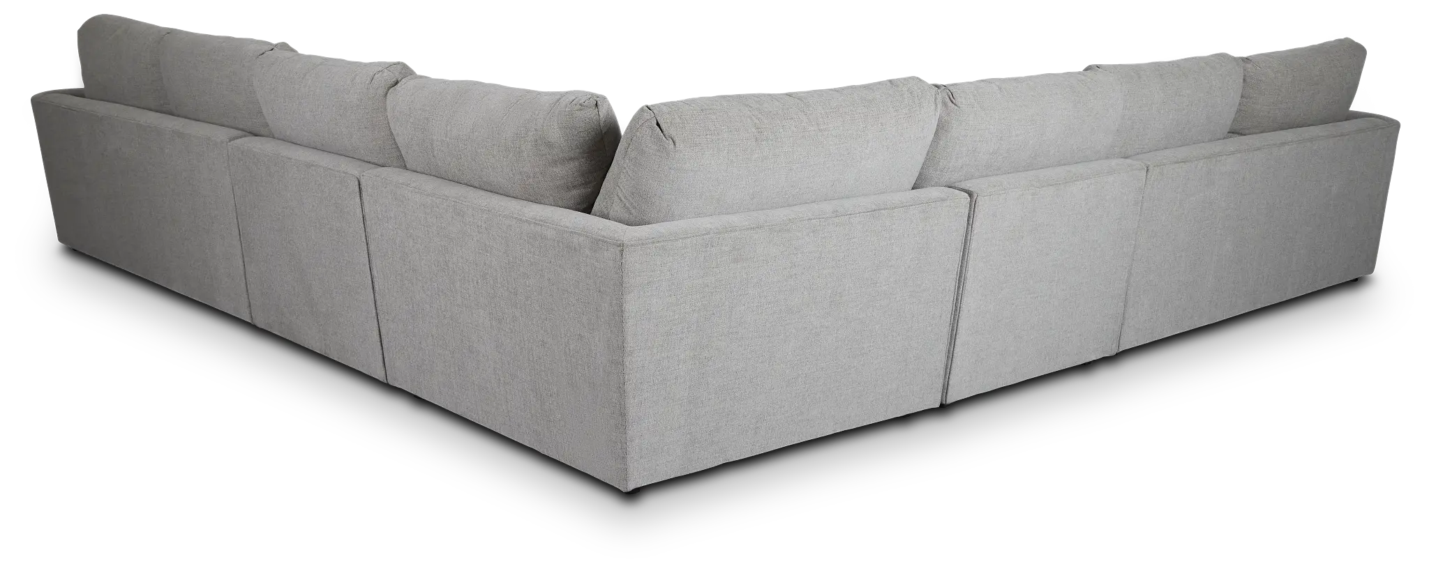 Noah Gray Fabric Large Two-arm Sectional Noah Gray Fabric Large Two-arm Sectional