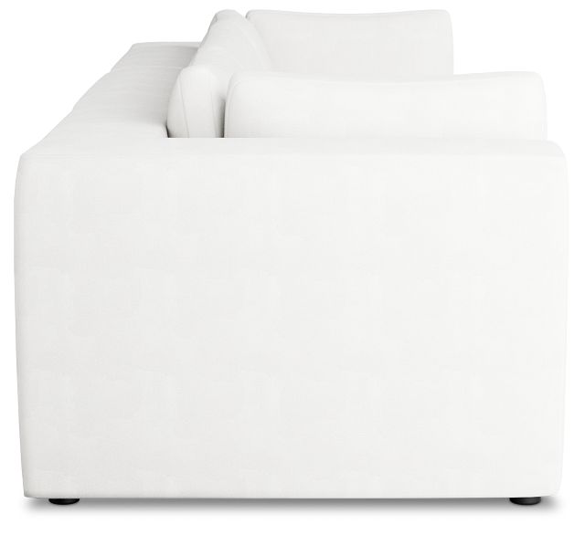 Destin Sutton White Fabric 3 Piece Modular Sofa