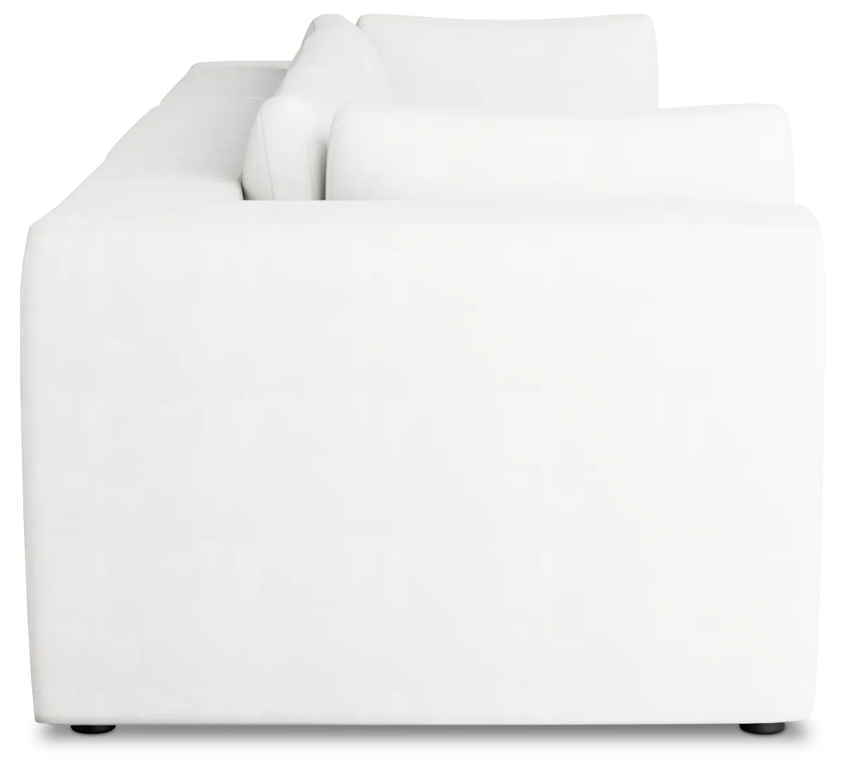 Destin Sutton White Fabric 3 Piece Modular Sofa