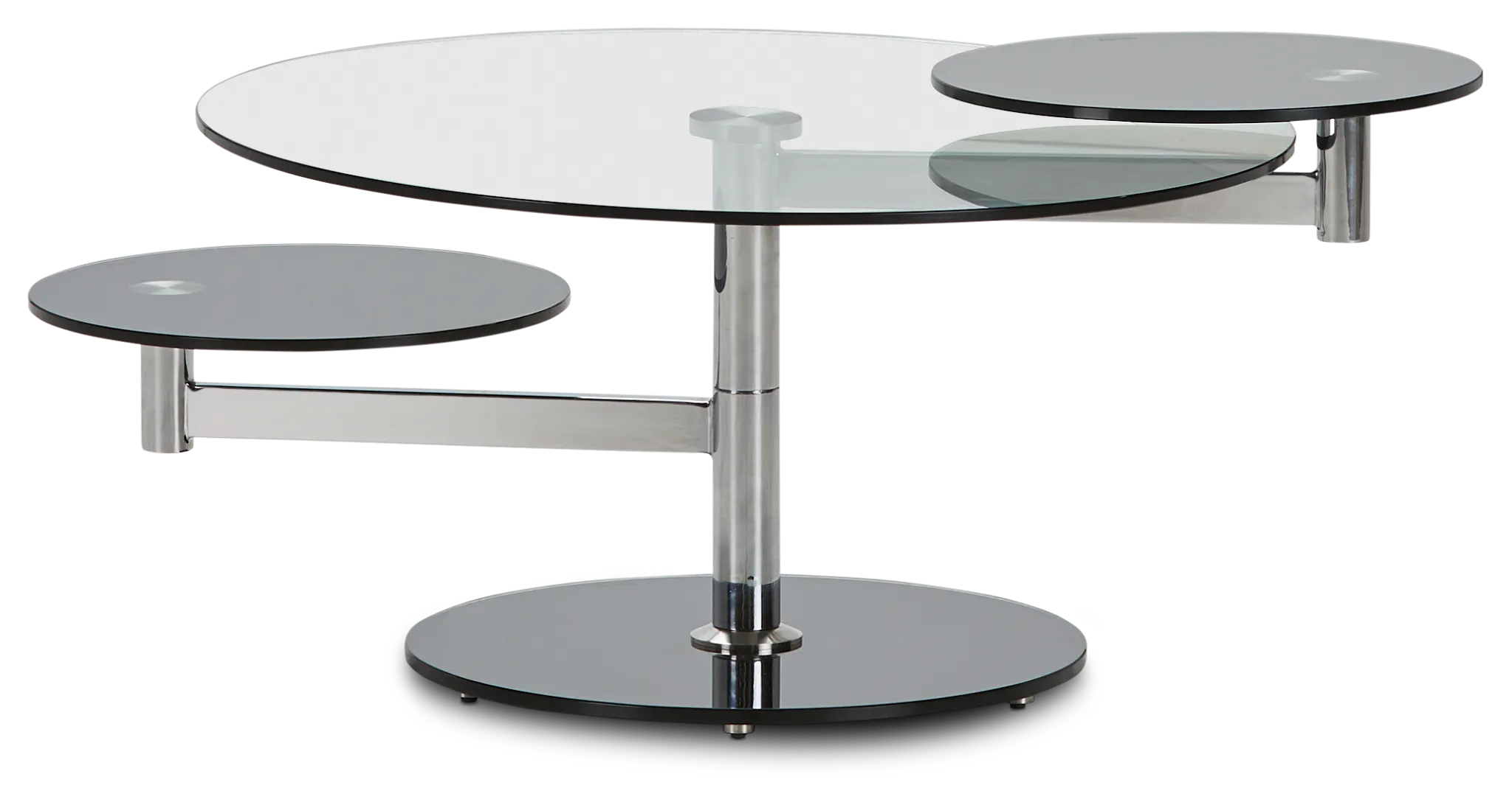 Dalston Glass Round Coffee Table