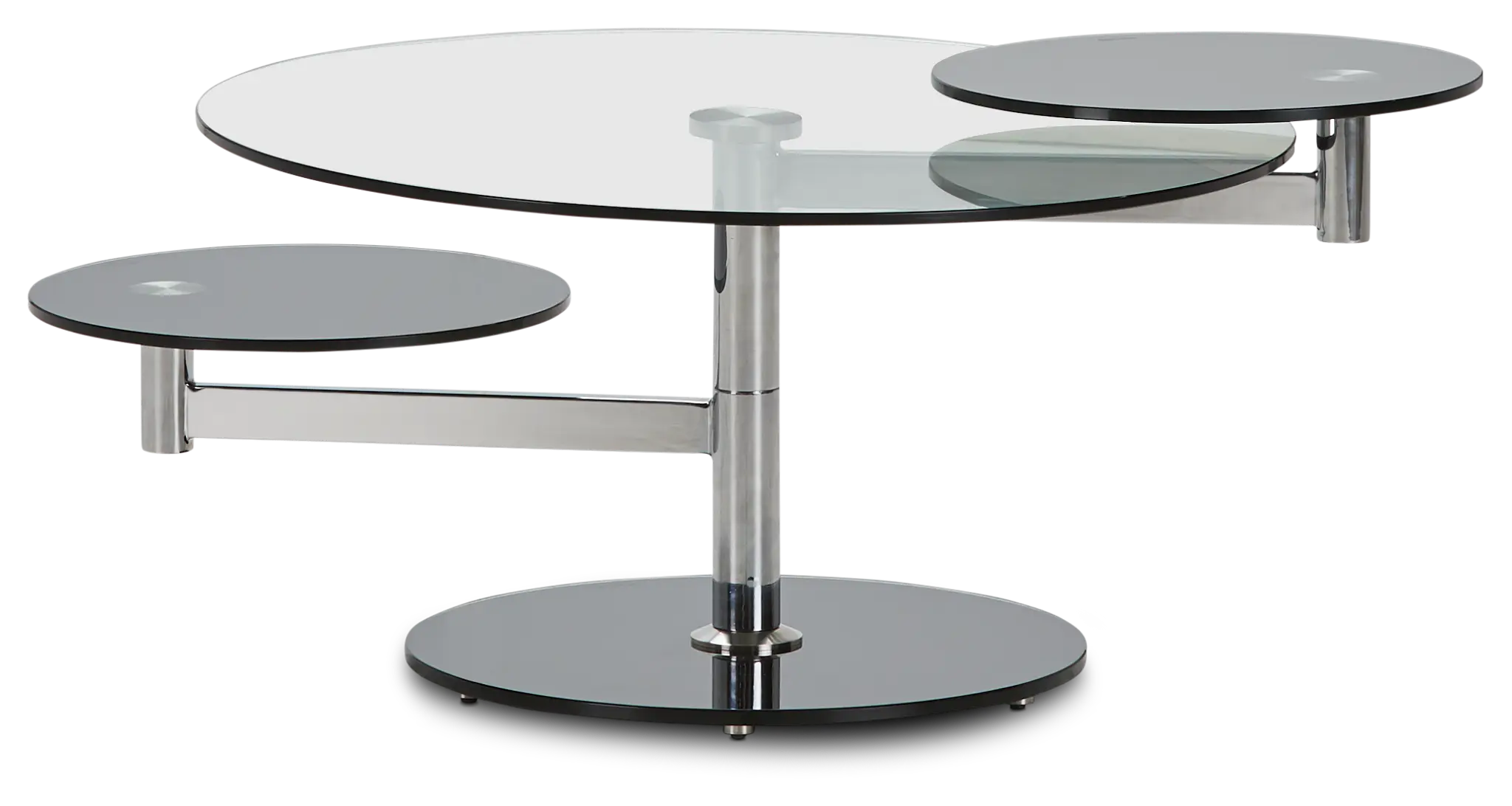 Dalston Glass Round Coffee Table Dalston Glass Round Coffee Table