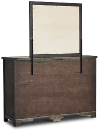 Salt Lake Dark Tone Dresser & Mirror