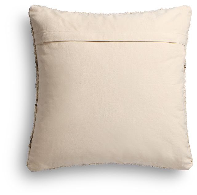 Bellami Ivory 22" Square Accent Pillow
